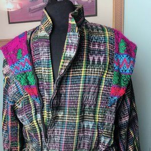 1980s Multicolored vintage jacket size Md/Lg